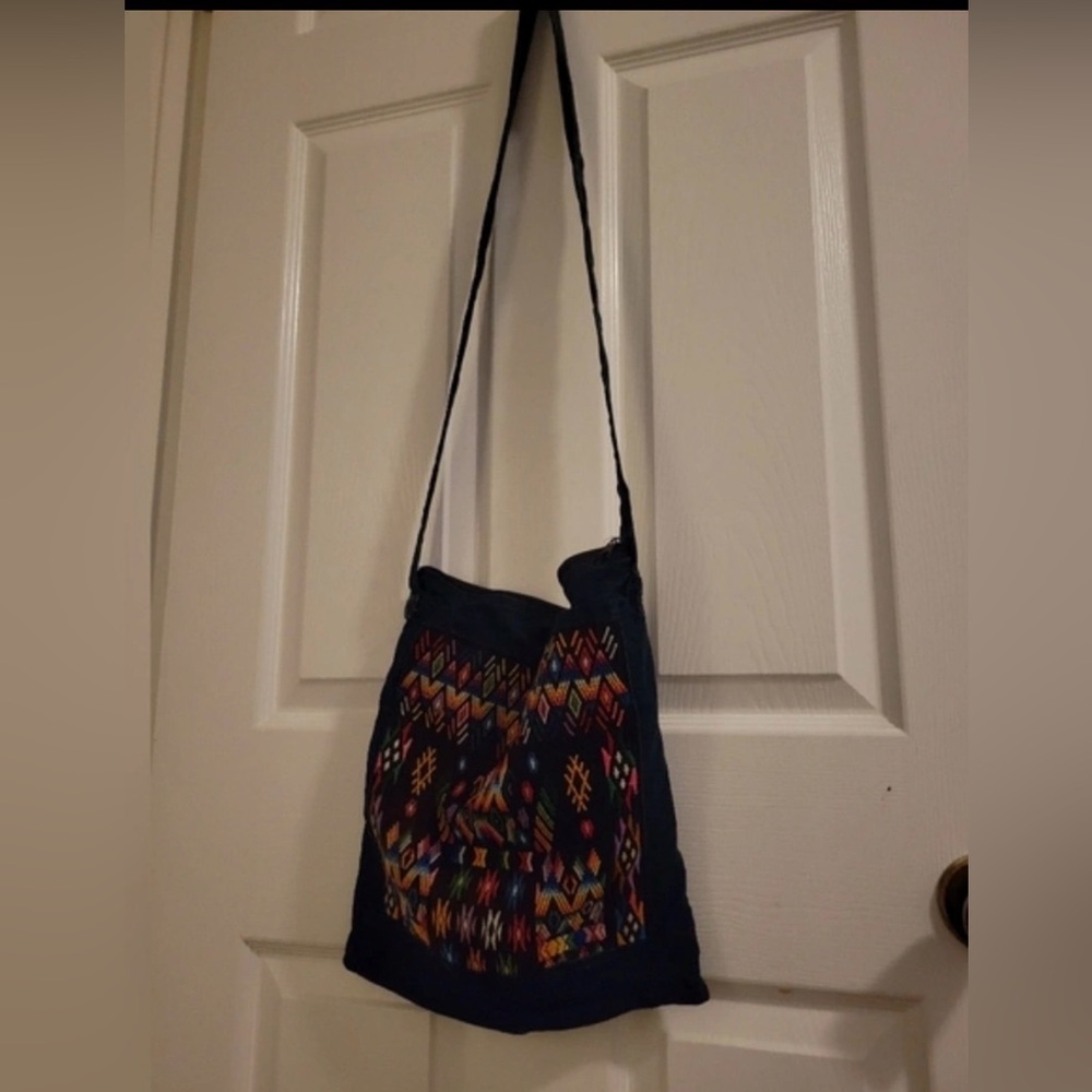 Boho Chic Multicolor Crossbody Bag